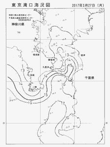 東京湾口海況図(2017/03/27)
