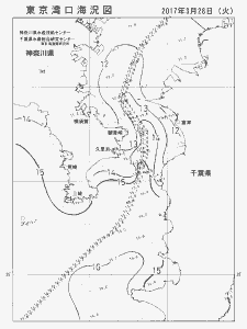 東京湾口海況図(2017/03/28)