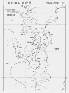 東京湾口海況図(2017/04/05)
