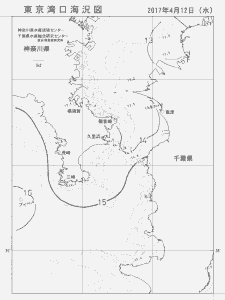 東京湾口海況図(2017/04/12)