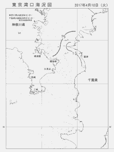 東京湾口海況図(2017/04/18)