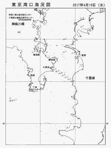 東京湾口海況図(2017/04/19)