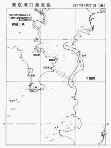 東京湾口海況図(2017/04/21)