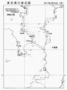 東京湾口海況図(2017/04/24)