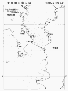 東京湾口海況図(2017/04/28)