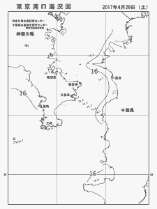 東京湾口海況図(2017/04/29)
