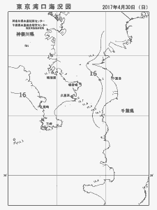 東京湾口海況図(2017/04/30)