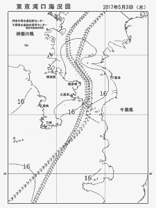 東京湾口海況図(2017/05/03)