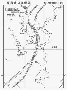 東京湾口海況図(2017/05/04)