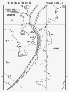 東京湾口海況図(2017/05/06)