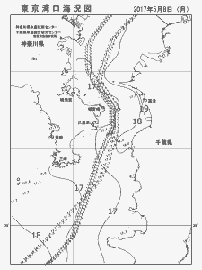 東京湾口海況図(2017/05/08)