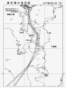 東京湾口海況図(2017/05/14)