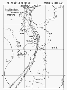東京湾口海況図(2017/05/15)