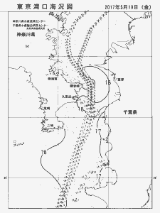 東京湾口海況図(2017/05/19)