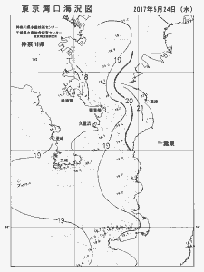 東京湾口海況図(2017/05/24)