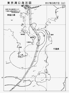 東京湾口海況図(2017/05/27)