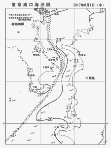 東京湾口海況図(2017/06/01)