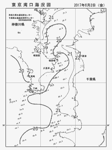 東京湾口海況図(2017/06/02)