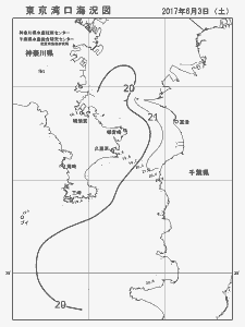 東京湾口海況図(2017/06/03)