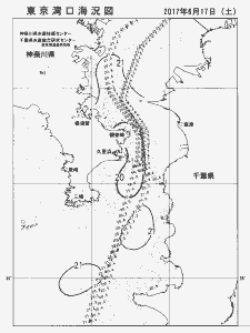 東京湾口海況図(2017/06/17)