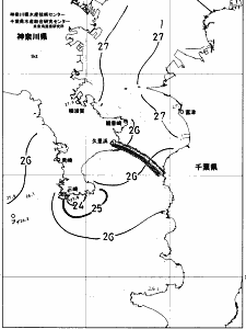 東京湾口海況図(2017/08/01)