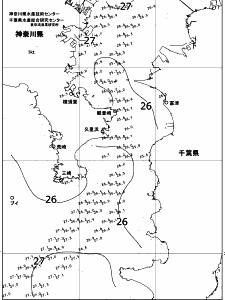 東京湾口海況図(2017/08/15)