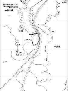 東京湾口海況図(2017/08/21)