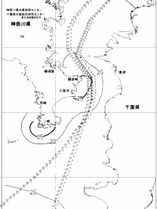 東京湾口海況図(2017/08/22)
