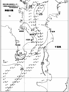 東京湾口海況図(2017/08/28)