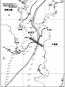 東京湾口海況図(2017/09/15)