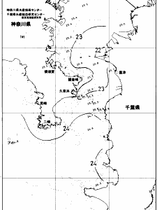 東京湾口海況図(2017/09/23)