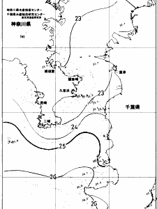 東京湾口海況図(2017/09/25)