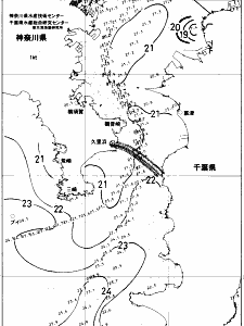 東京湾口海況図(2017/10/16)