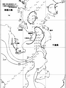 東京湾口海況図(2017/10/20)