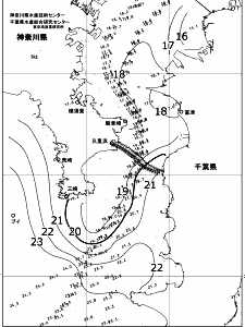 東京湾口海況図(2017/11/01)