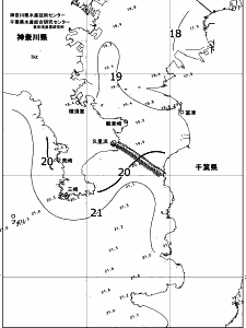 東京湾口海況図(2017/11/10)
