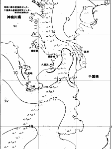 東京湾口海況図(2017/12/18)