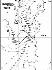 東京湾口海況図(2017/12/23)