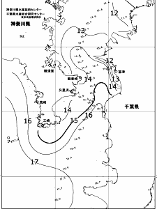 東京湾口海況図(2017/12/25)