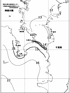 東京湾口海況図(2017/12/27)