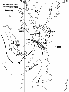 東京湾口海況図(2018/01/04)