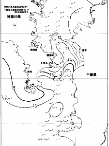 東京湾口海況図(2018/01/08)