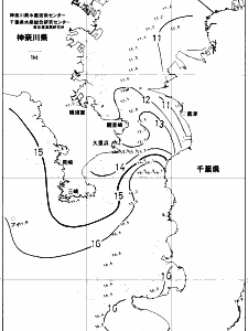 東京湾口海況図(2018/01/09)