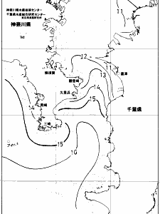 東京湾口海況図(2018/01/10)