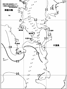 東京湾口海況図(2018/01/11)