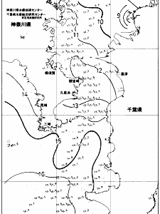 東京湾口海況図(2018/01/13)