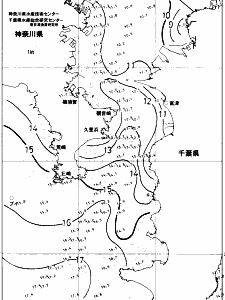 東京湾口海況図(2018/01/14)