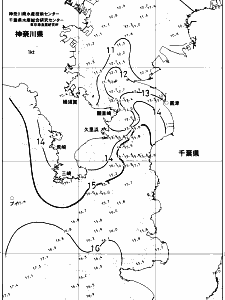東京湾口海況図(2018/01/19)