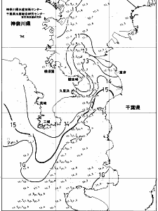 東京湾口海況図(2018/01/21)