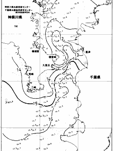 東京湾口海況図(2018/01/22)